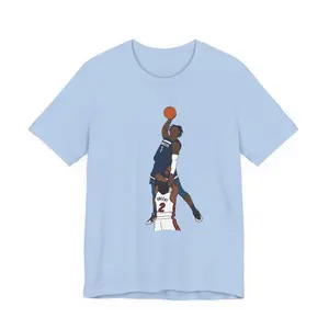Anthony Edwards Dunk  on Gabe Vincent T-Shirt - Men's Adult Sizes, 100% cotton tee, unisex style
