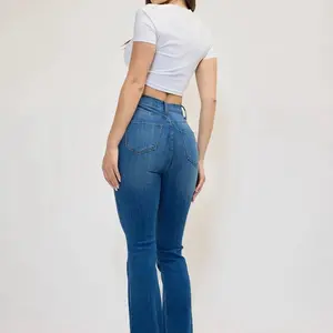 Vibrant Jeans - High-Waisted, Flared, and Comfortable Fit for Everyday Wear