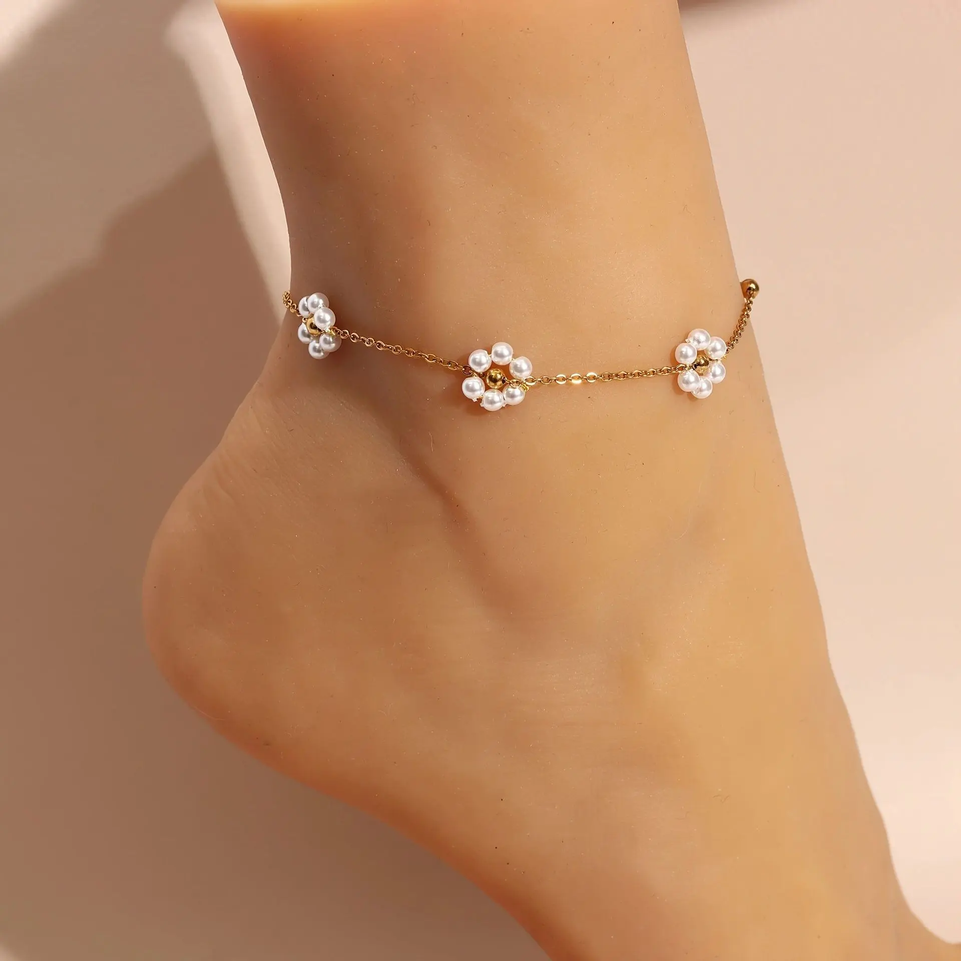 Three-Flower Pearl Gold