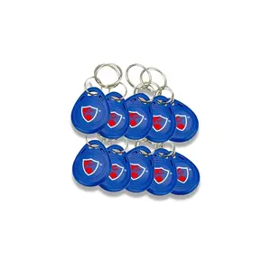 100 PCS 125Khz RFID Key Fob Proximity ID Card Token Tag Keypad Card for Door Ent