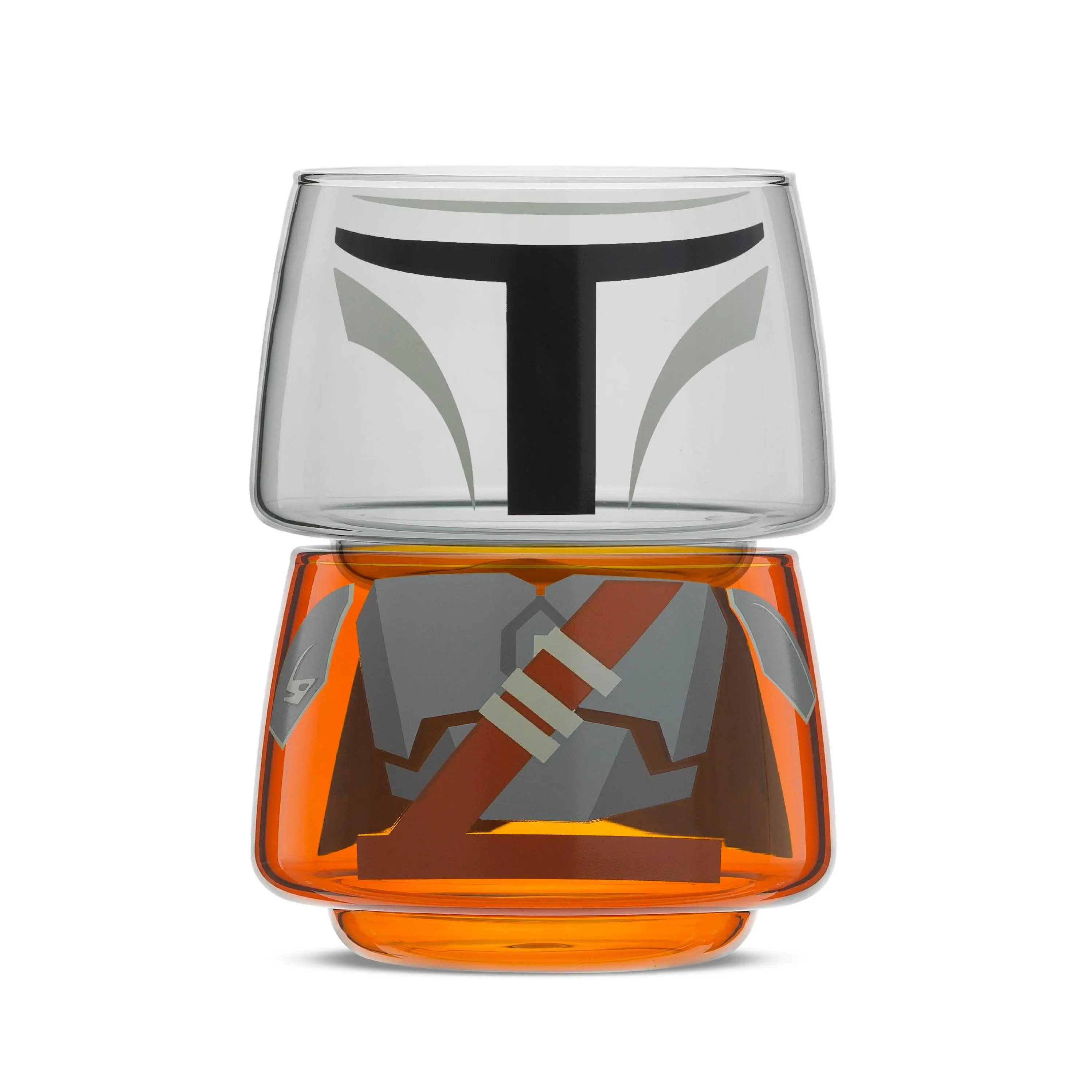 Star Wars™ Stackable Character Collection Mandalorian™ Stackable Glasses Star Wars™ Stackable Character Collection Mandalorian™ Stackable Glasses