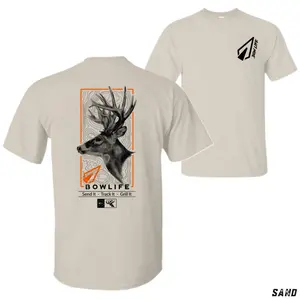 Whitetail Deer Hunter T-Shirt, Bowlife Bowhunting Graphic Tee, Send It Track It Grill It Shirt, Archery Outdoorsman Apparel, Buck Hunting Season Gift Tee