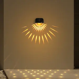 Solar Outdoor Light Home Solar Garden Wall Lamp Lighting Atmosphere Pathway Yard Fence Small Night Light, Energy Efficient & Durable Design