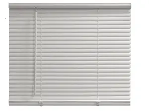 White Cordless Light Filtering Blinds - 1 Inch Width x 64 Inch Length venetian blinds cordless blinds