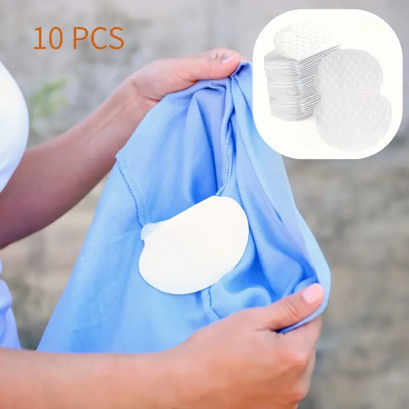 10 Piece Set Of Disposable Underarm Sweat Absorbing Patches, Armpit sweat pads, Long-Lasting And Effective, Lightweight And Breathable, Invisible, Comfortable, Easy To Use, Suitable For Both Men And Women, Suitable For Summer