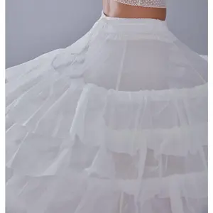 Crinoline, White Petticoat Skirt for Princess Dress , Costumes and Bridal Wear