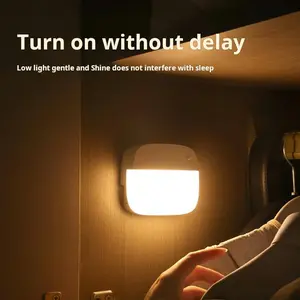 Intelligent Interlocking Sensor Night Light 5 pc 1500mAh Three Modes Constant Light Human Body Sensing Control Linkage for Bathrooms Corridors Staircases Bedrooms Kitchens