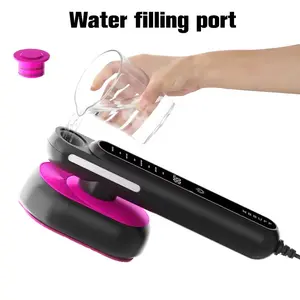 Portable Handheld Garment Steamer for Clothes 15-Second Fast Heating Powerful Steam Travel-Friendly Mini Iron for Shirts Suits Dresses Holiday Gifts - Fluid