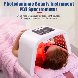 Professional Facial Spa Machine LED Mask, 7 Color LED Face Care Tool, 7-In-1 Home Skincare Beauty Equipment, New Model Gpy-007s