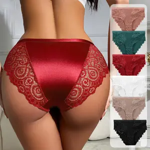 6pcs Women's Lace Panties Set,Soft & Breathable Underwear, Stretchy & Durable,Ultra Soft Comfort Fit Briefs - Womenswear SpringStatements,Lingerie S-XL Everyday Everyday