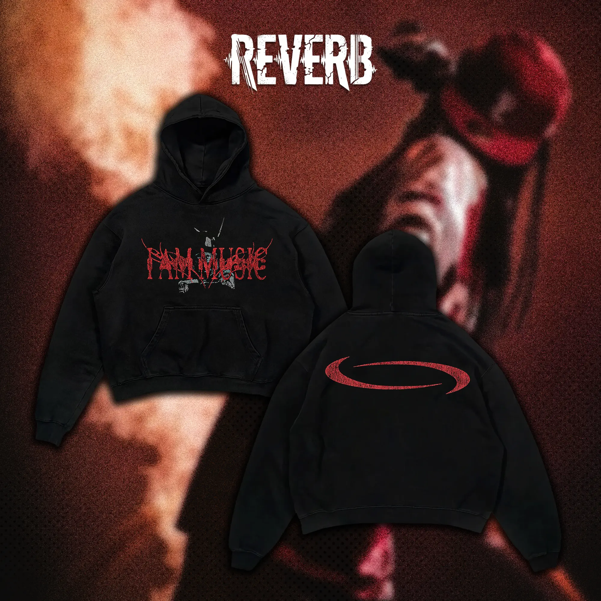 [REVERB] I Am Music Zip Hoodie, Vamp Carti Era Hoodie, Opium‑Inspired Rap Apparel, Hip‑Hop Concert Streetwear, Tour Merch, Gift for Fans