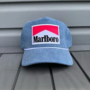Marlboro Blue Denim Vintage Trucker With Snap Adjustment