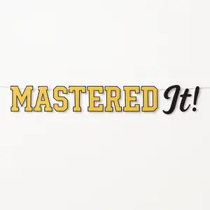 Graduation Celebration Letter Banner