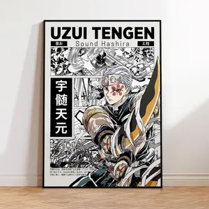 Tengen Demon Slayer Anime Poster Print, Tengen Manga Poster, Gift for Demon Slayer Fan, Gift for Anime Fan, Home Wall Decor, Manga Print
