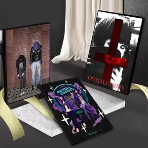 Band Crystal Castles Painting Calligraphy Gift with prints Home bedroom living room decoration promotion and display suitable for bedroom bar parlor home decor gift fade-Resistant, Non-sticky, vibrant Wall print poster