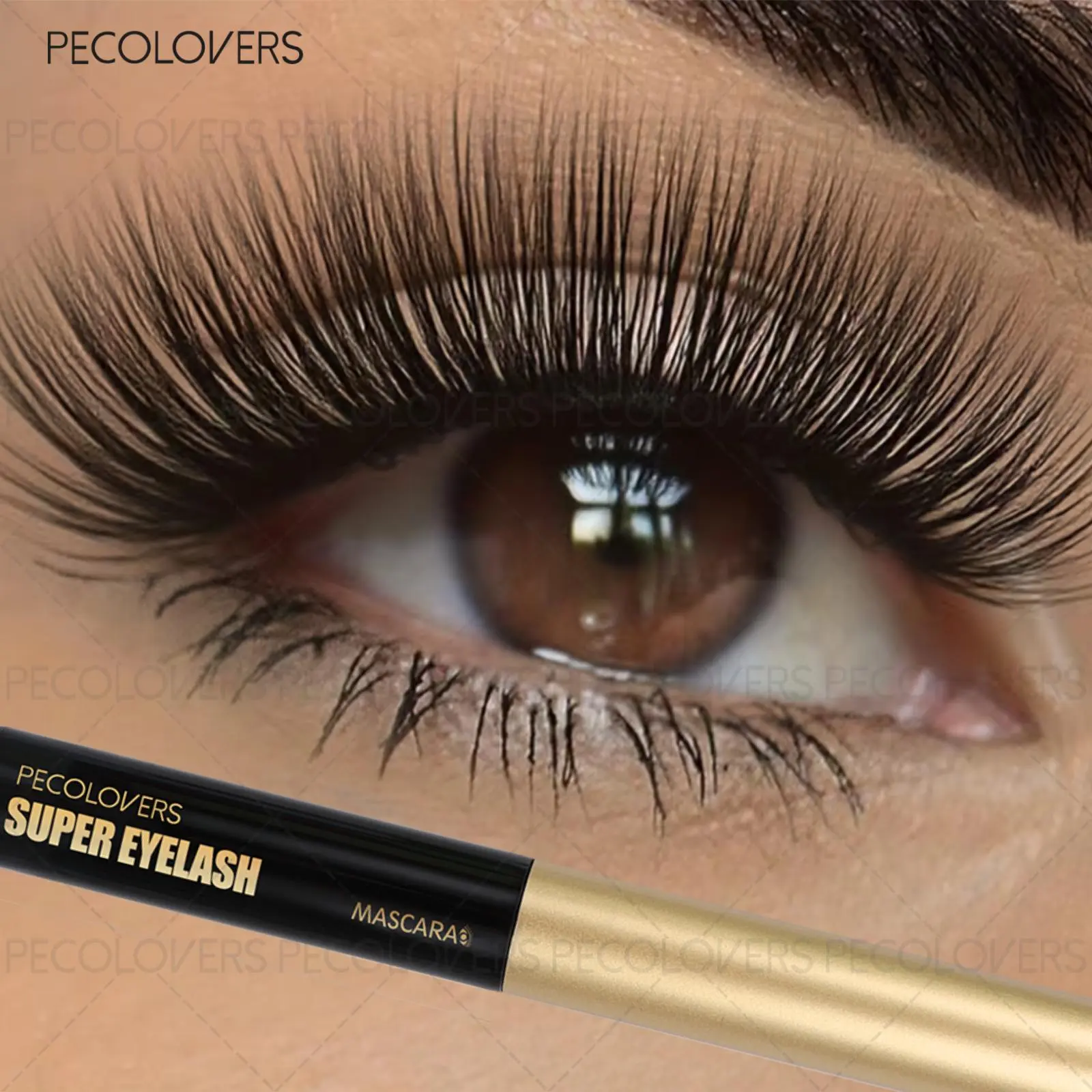 1PC Super Eyelash Extreme Volume Volumizing Mascara, Voluminous Lengthening Waterproof Longlasting Clump-free Black Lashes, Enhancer for All Skin Types, Smooth Lengthening Natural Slender