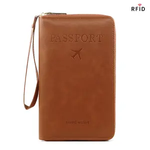 Summer Travel Essential! Anti-Theft Passport Case | Multi-Functional Zipper Travel Card Holder with RFID Blocking, Durable Fashion Travel Accessories