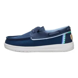 HEYDUDE Wells Youth Classic - Comfortable Slip on Shoes for Kids