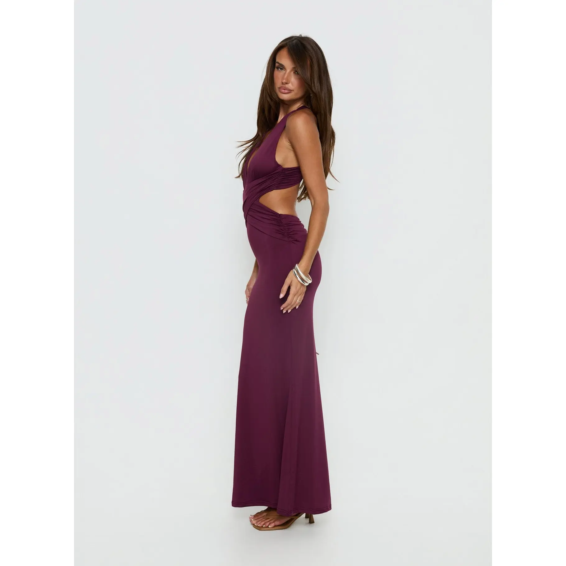 Bambia Maxi Dress Purple - TikTok Shop