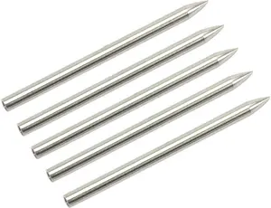 5Pcs Stainless Steel 550 Paracord Fids Lacing Stitching Weaving Needles Weaving String Stick Needle Weave Tool Silver