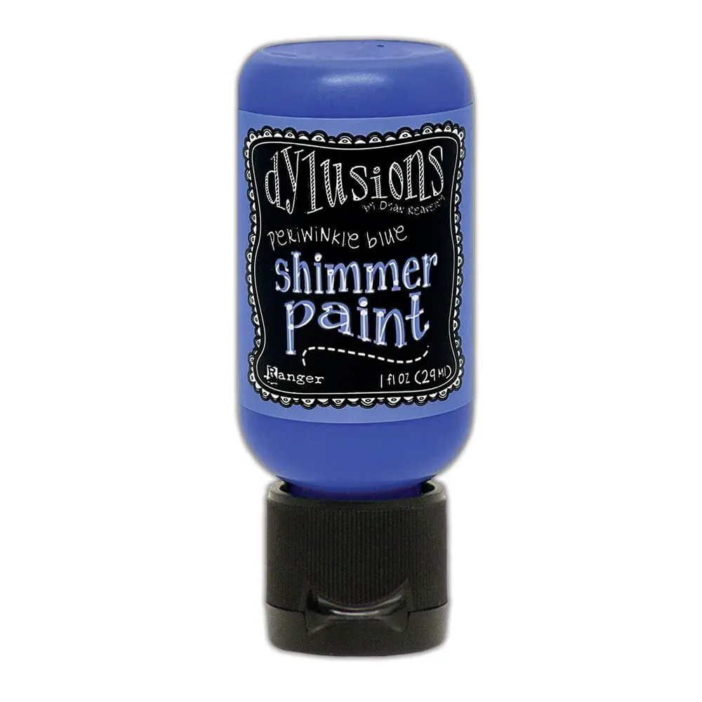Dylusions Shimmer Paint Periwinkle Blue, 1oz
