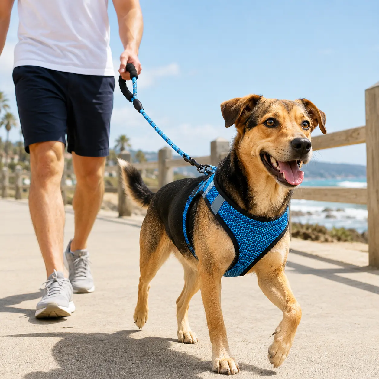 Breathable Step-In Dog Harness Vest for Small and Medium Dogs, Puppies and Cats