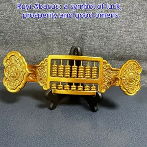 Brass Solid Copper Abacus Ornament, Home Decor Office Craft Gift, Lucky Prosperity Symbol, Creative Artwork Decoration