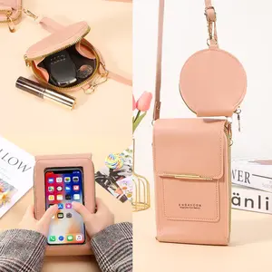 Women's Touch Screen Crossbody Phone Wallet Bag with Detachable Coin Purse - Summer New Style, Travel-Friendly, Ideal Graduation Gift, Crossbody Bags For Women, Bags For Women