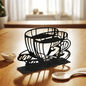 1pc Paper Towel Holder Dispenser, Napkin Holder for Kitchen Countertops, Family Table Napkin Holder Afé, Hotel Table Storage Rack