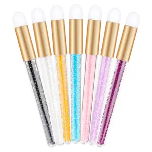 10pcs/set , diamond style mousse brush cleaning lash brush lash shampoo brush