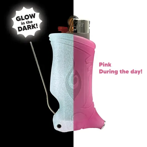 Toker Poker - Bic Lighter Case Multi Tool - Glow in the Dark - All Inclusive Tool for Camping and Other