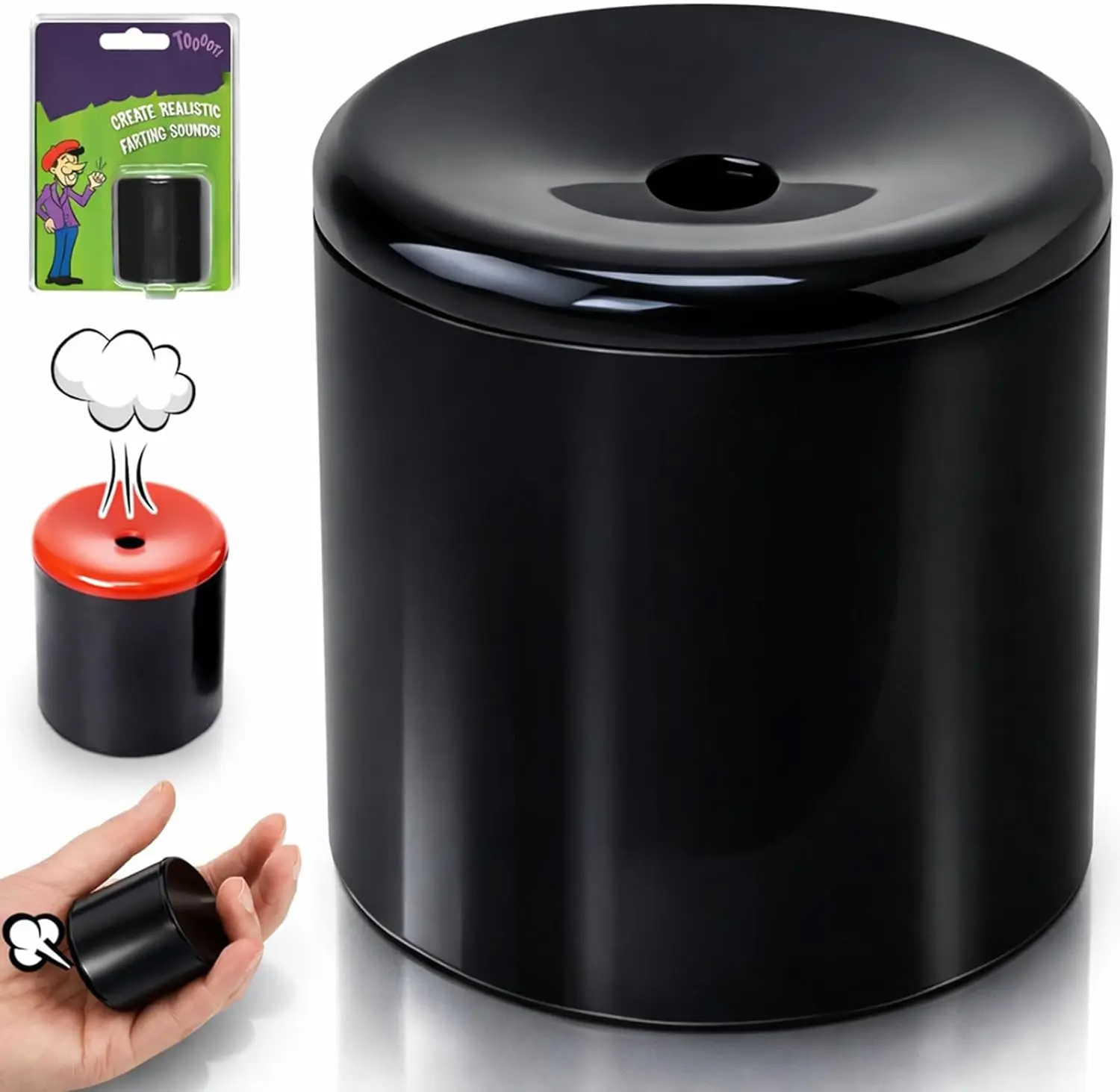 Novelty Squeeze Pooter Fart Machine Funny Prank Farting Noise Maker for Joke Children's Day Party Gift Toy