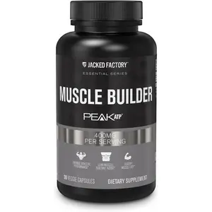 ATP Muscle Builder for Men with Peak ATP, Supports Muscle Gain, Strength & Athletic Performance, Essentials Muscle Builder Supplement, 30 Capsules