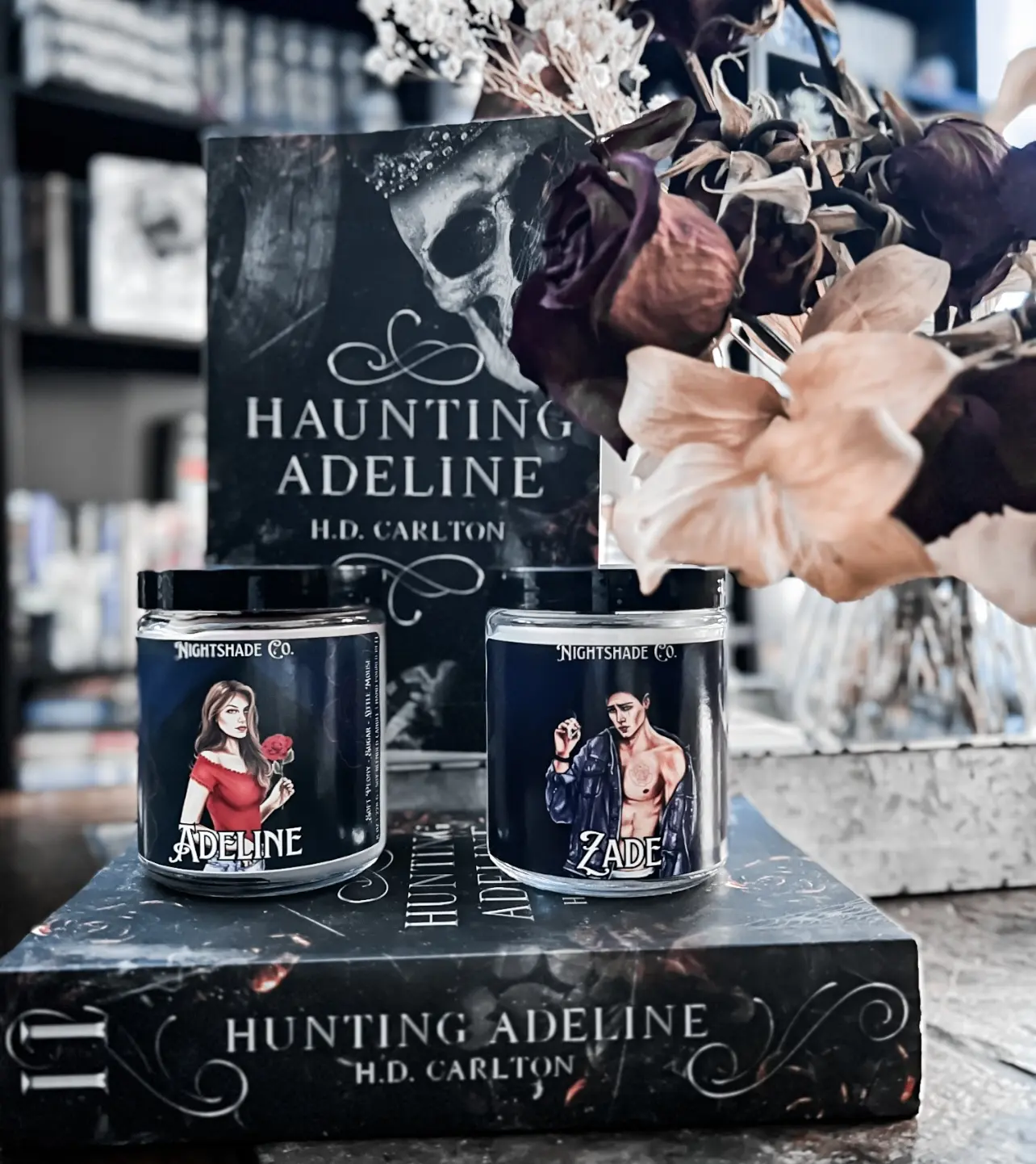Haunting Adeline Scented candles. Perfect gift for the dark romance lover | Officially Licensed | HD CARLTON