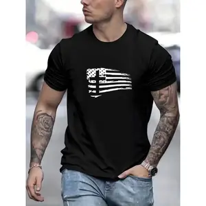 Men's Breathable Printed Running & Training T-Shirt| Lightweight Moisture-Wicking Athletic Top for Gym, Workout & Everyday Casual Wear