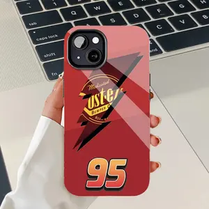 Lightning 95 Design PBT+TPU Rugged Dual-Shell Phone Case for iPhone 16/15/14/13/12/11 Pro Max/Plus