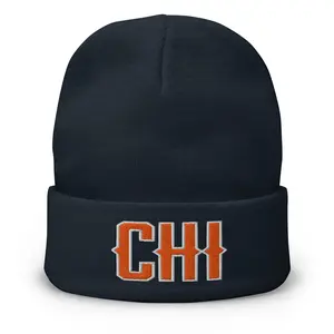 Chicago Football Retro CHI Winter Beanie Cap Hat