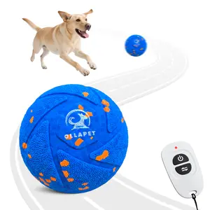 【Smart Remote Control Dog Ball】Auto Bounce & APP Control • 3 Play Modes • Chew-Proof E-TPU • dog toys， Best Gift for Active Dogs!