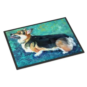 Carolines Treasures 7408MAT 18 x 27 in. Corgi Pembroke Indoor or Outdoor Mat