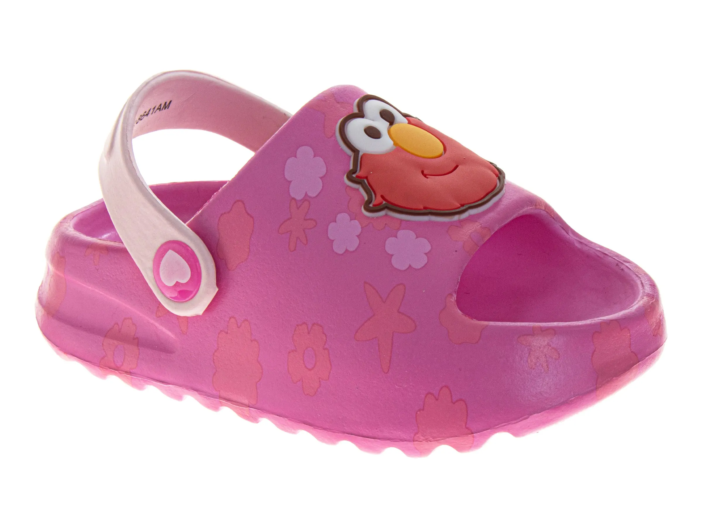 Josmo Girls' Licensed Sesame Street Slip On Clogs - Soft Bottom Lightweight Sandals for Toddlers (Size 11-12, 4-5 Years), Cool Vented Feet, Breathable, Cushioned Footbed, Playtime-Ready Footwear