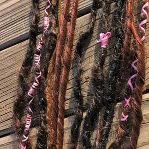 Elizabeth Collection Dreadlock Extensions - Assorted Colors with Elastic Twists