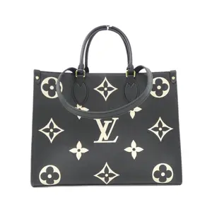 Pre-owned Louis Vuitton Calfskin Tote Bags OnTheGo Monogram Empreinte Bag