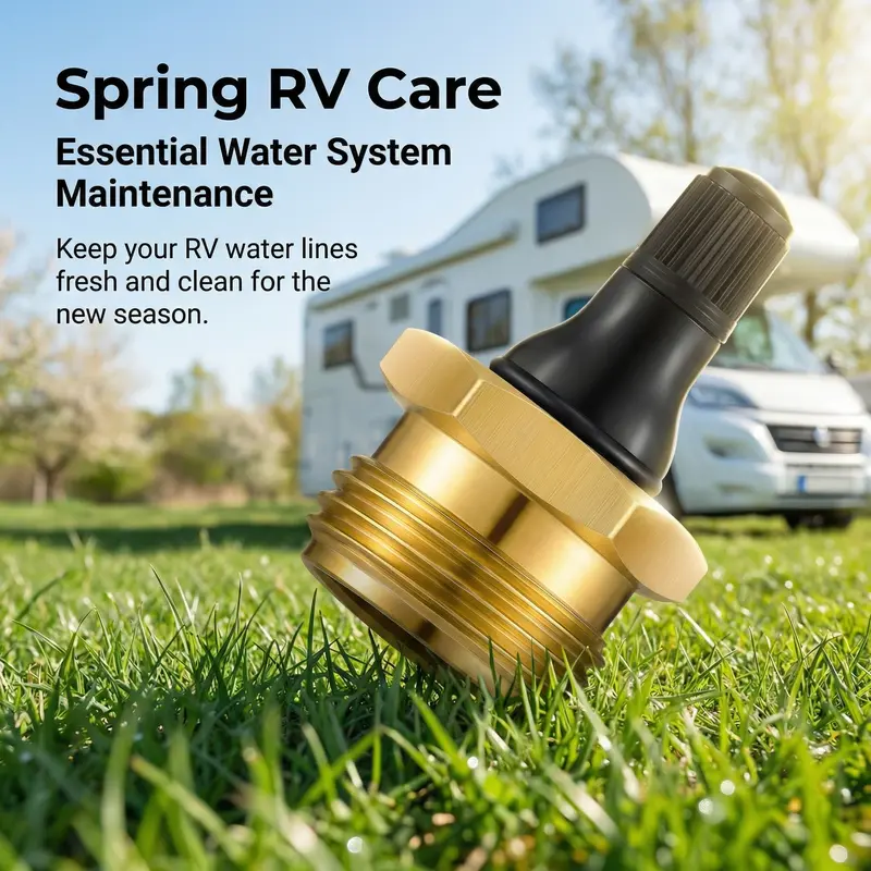 2-Pcs Brass RV Blow Out Plugs with Drain Valve - Air Hose Friendly Home Care Supplies for Camping, Convenient Drainage, Daily Maintenance, Enhances Water System Maintenance, Long-Term Durability 2-Pcs Brass RV Blow Out Plugs with Drain Valve - Air Hose Friendly Home Care Supplies for Camping, Convenient Drainage, Daily Maintenance, Enhances Water System Maintenance, Long-Term Durability