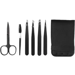 Beginner Brow Shaping Kit, Essential Tools for Perfect Brows, Includes Brow Razor, Tweezers, Scissors, and Clips, Ideal for Newbies