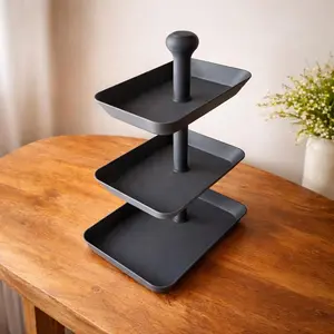 3 Tier Serving Tray, Charcuterie Stand, Stackable Dessert and Snack Display