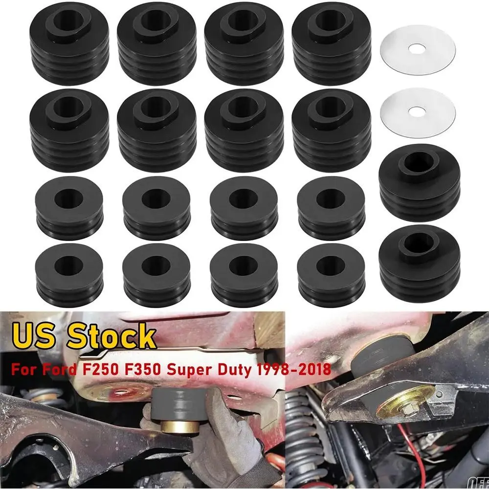 KF04050BK Polyurethane Body Mount Bushing Kit For Ford F250 F350 2WD/4WD 99-17