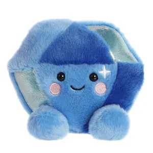 Palm Pals Adorable Alice Sapphire 5 inch Blue Mini Soft Plush Collectable Stuffed Animal