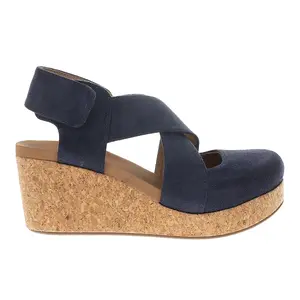 Corkys Womens Case Closed  Casual Sandals Casual Mid Heel 2-3" - Blue