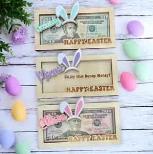 Custom Easter Money Holder Personalized Easter Basket Stuffer Bunny Money Gift For Kids And Teens Easter Gifts