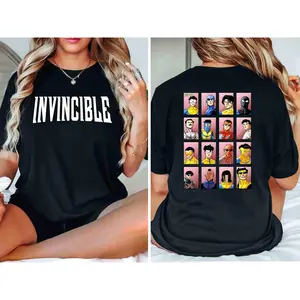 Invincible Variants Shirt, Invincible vs Conquest T-Shirt, Invincible Sweatshirt, Superhero Hoodie, Comic Book Fan Gift for him